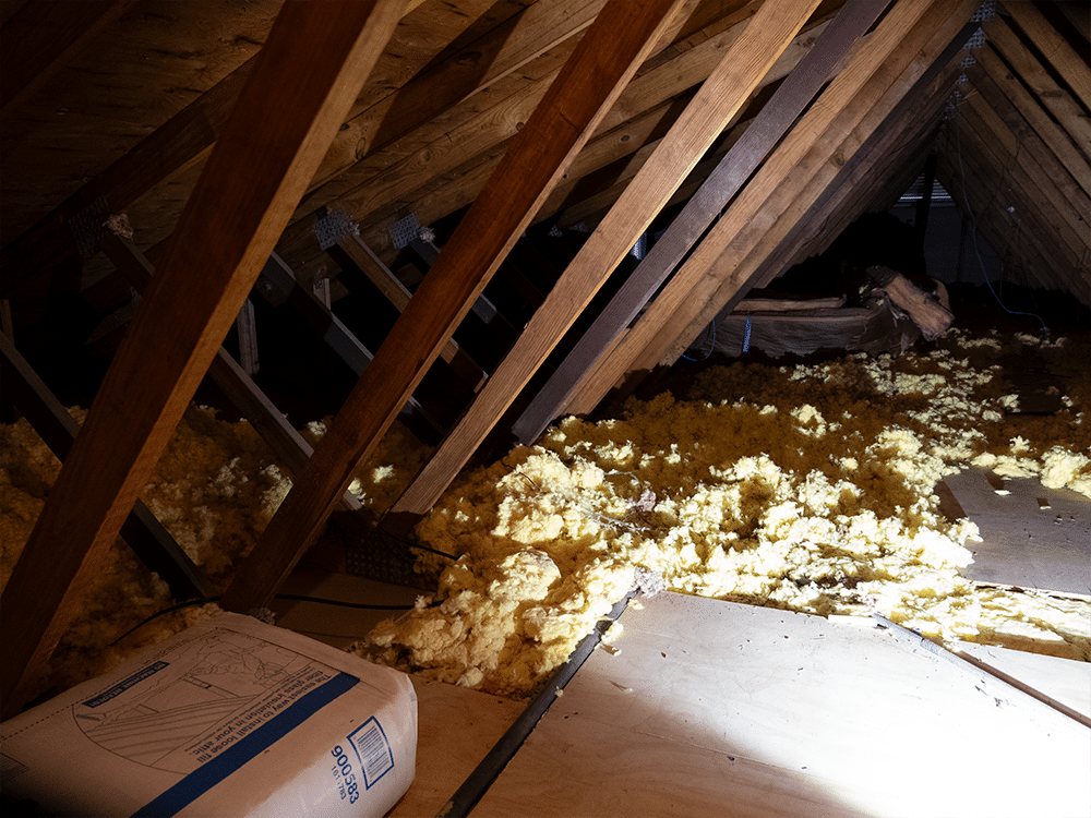 Old Compacted Insulation