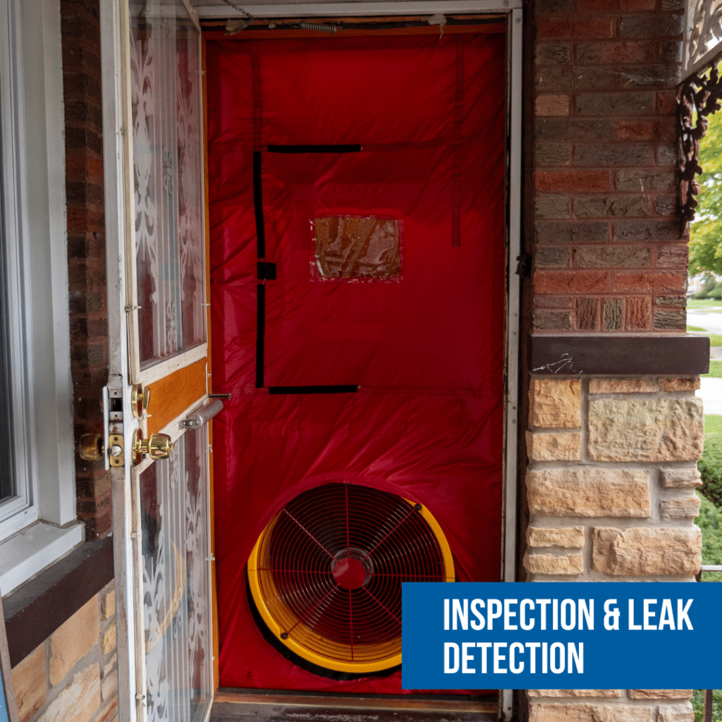 Blower Door Test & Attic Inspection